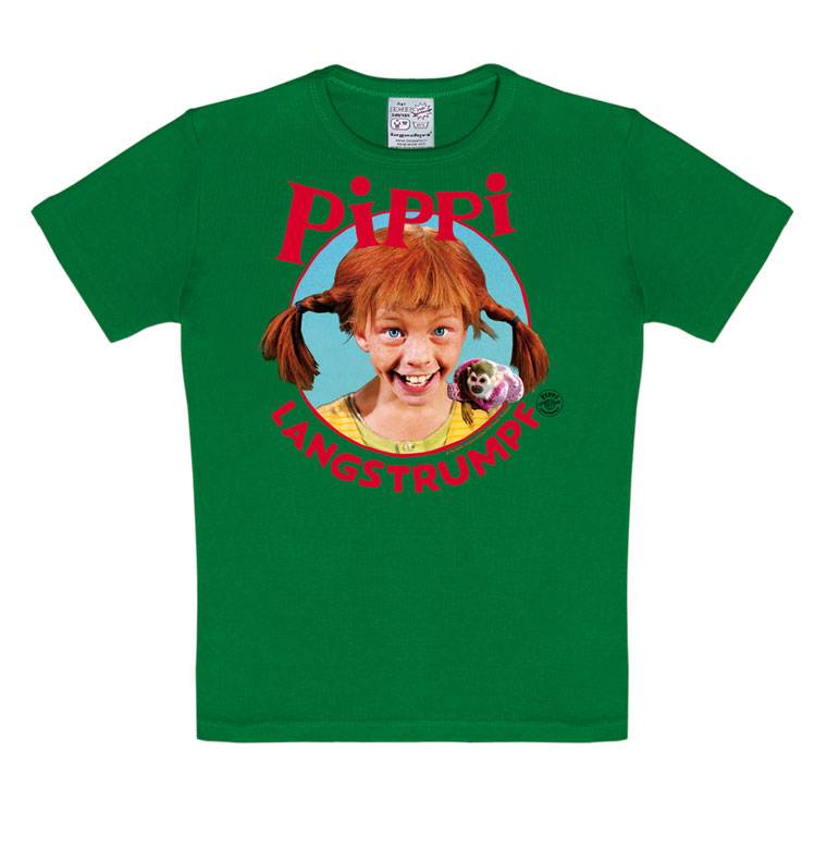 Logoshirt Pippi Langstrumpf - Portrait - T-Shirt Print - Kinder