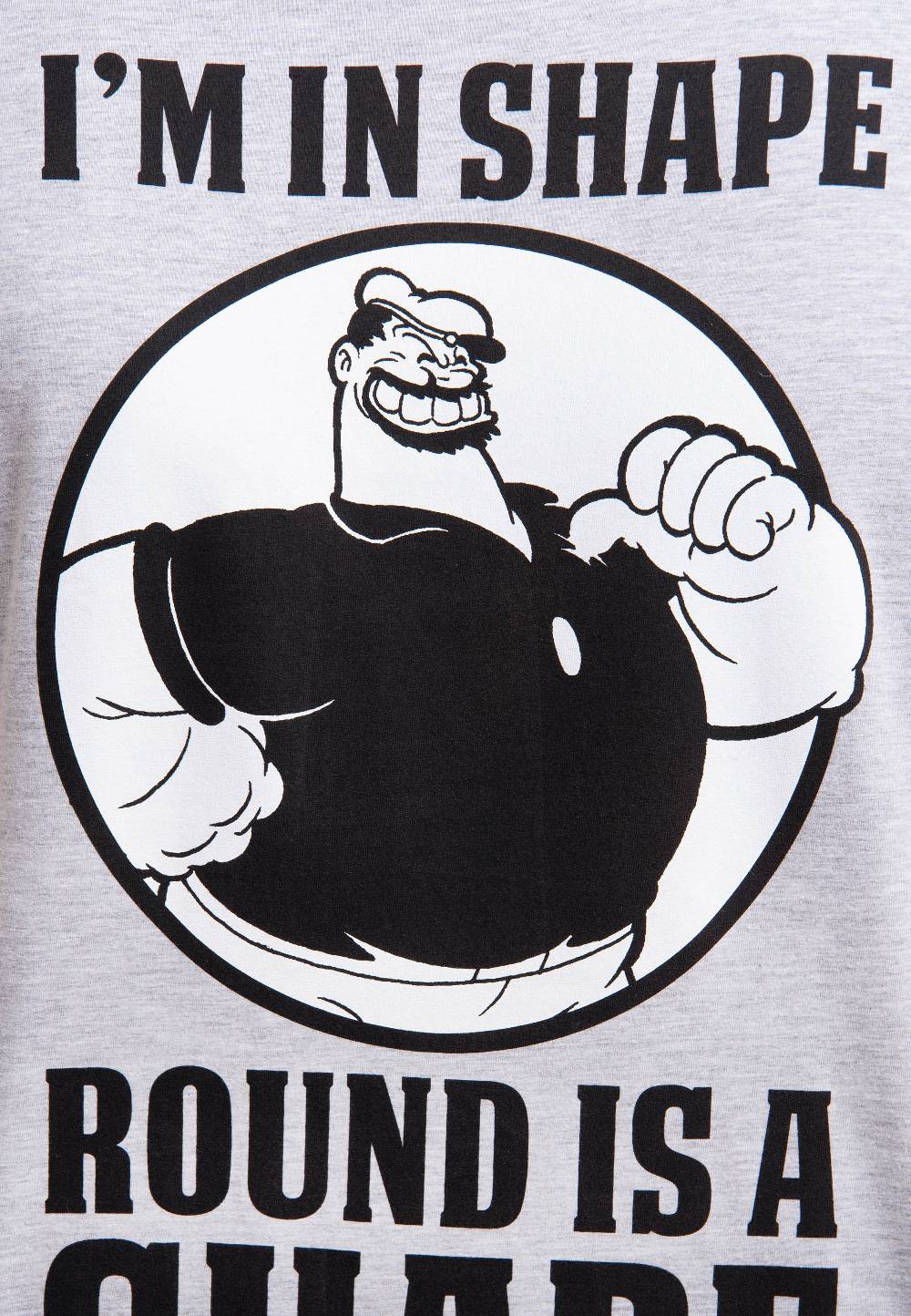 Logoshirt Popeye - Brutus - I'm In Shape - T-Shirt Print - Herren