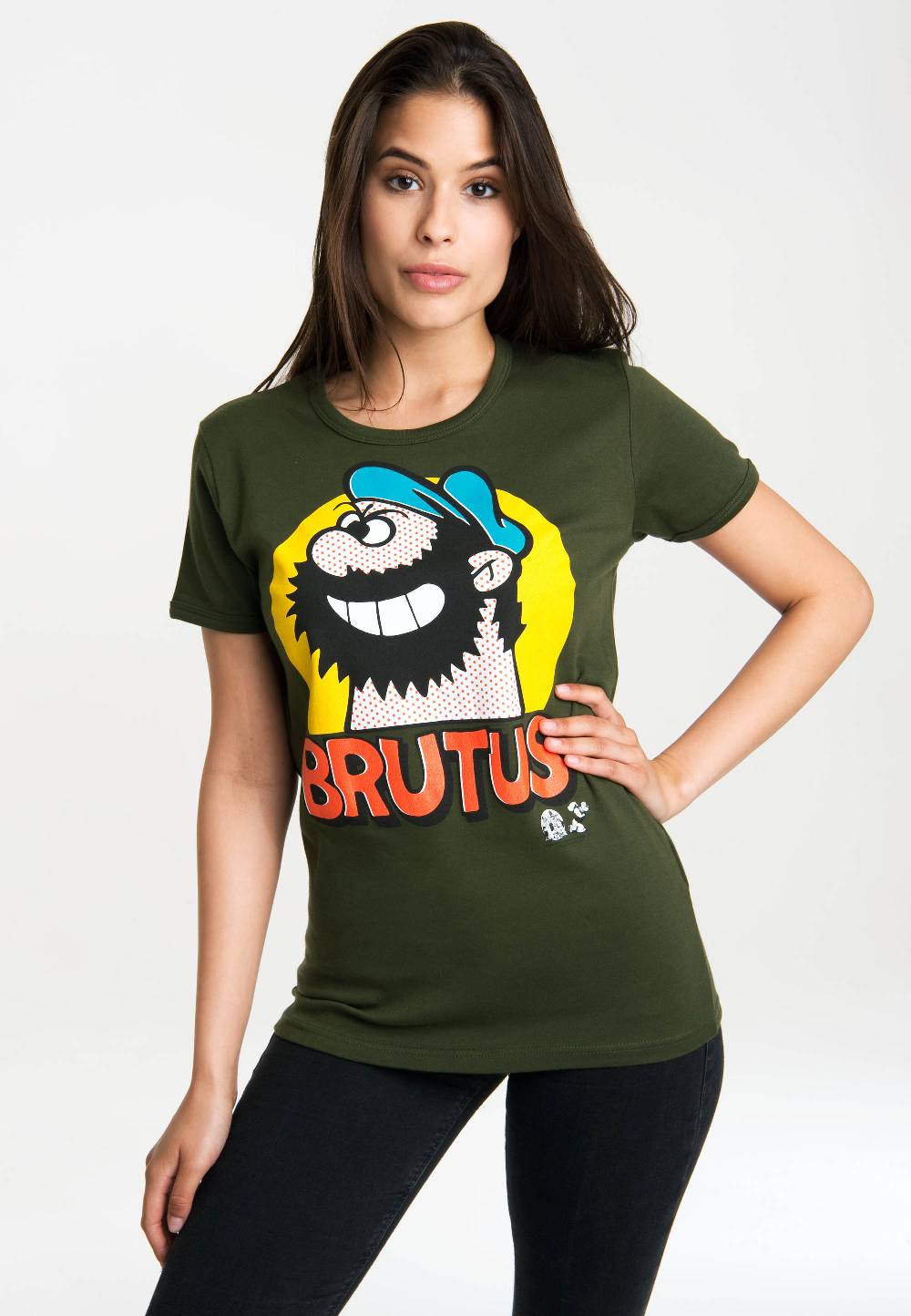 Logoshirt Popeye - Brutus - Pop Art - T-Shirt Print - Damen