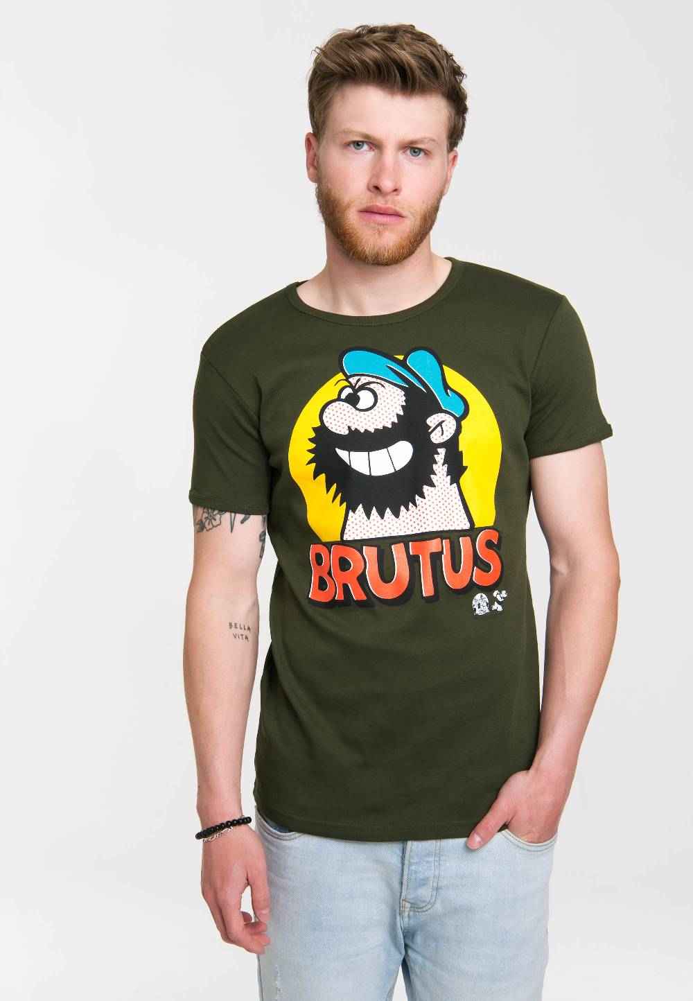 Logoshirt Popeye - Brutus - Pop Art - T-Shirt Print - Herren