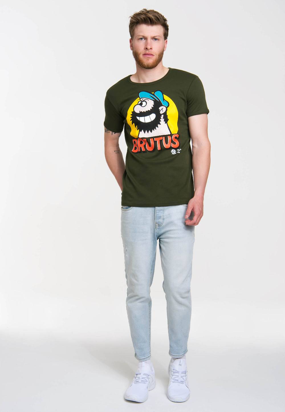 Logoshirt Popeye - Brutus - Pop Art - T-Shirt Print - Herren