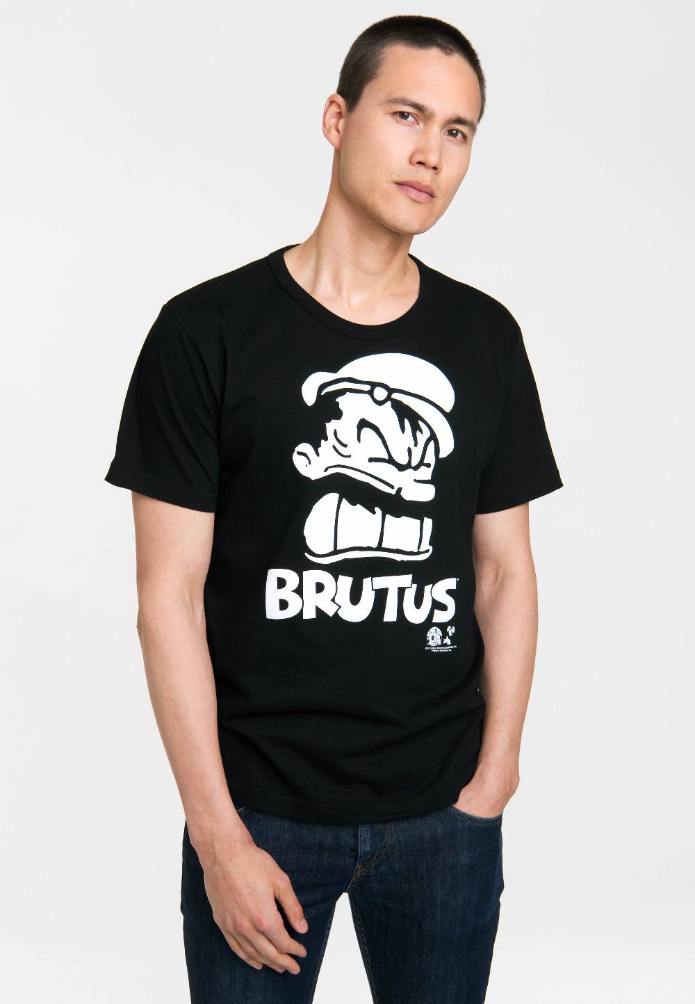 Logoshirt Popeye - Brutus - Portrait - T-Shirt Print - Herren