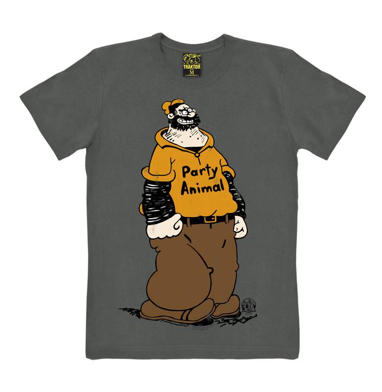 Logoshirt Popeye der Seemann - Brutus - Party Animal - T-Shirt Print Logoshirt Popeye der Seemann - Brutus - Party Animal - T-Shirt Print