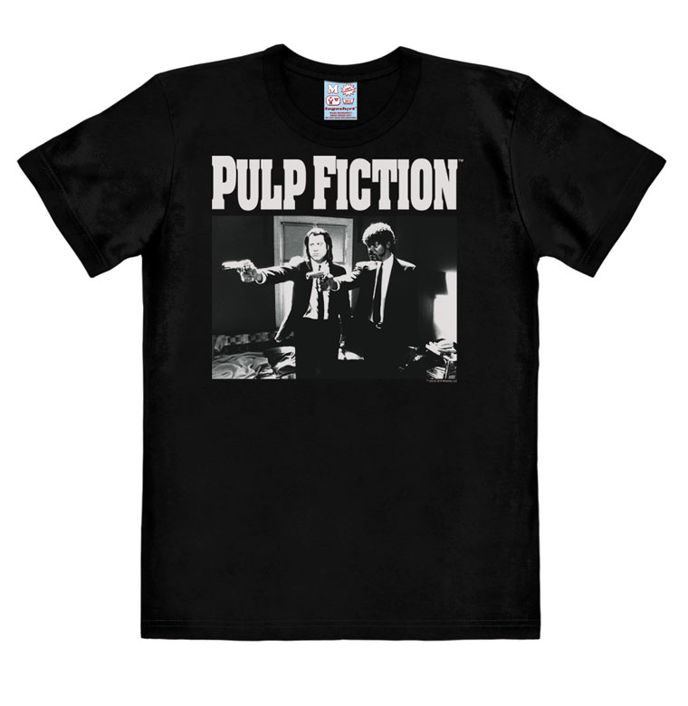Logoshirt Pulp Fiction - Vincent Vega & Jules Winnfield - Shoot - T-Shirt Print - Damen