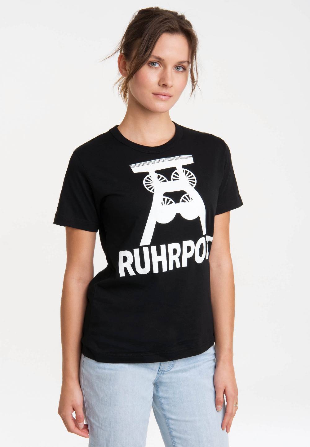 Logoshirt Ruhrpott - Förderturm Logo - T-Shirt Print - Damen