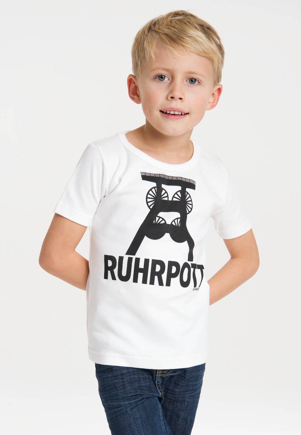 Logoshirt Ruhrpott - Förderturm Logo - T-Shirt Print - Kinder