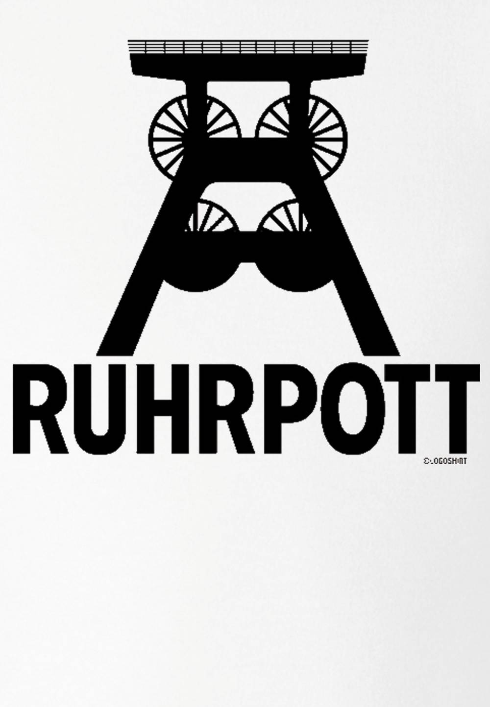 Logoshirt Ruhrpott - Förderturm Logo - T-Shirt Print - Kinder