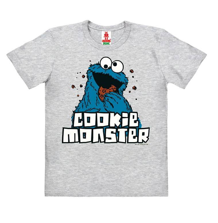 Logoshirt Sesame Street - Krümelmonster - Bio - T-Shirt Print - Kinder