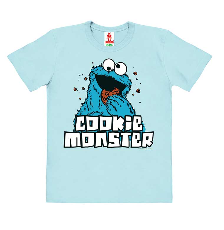 Logoshirt Sesame Street - Krümelmonster - Bio - T-Shirt Print - Kinder