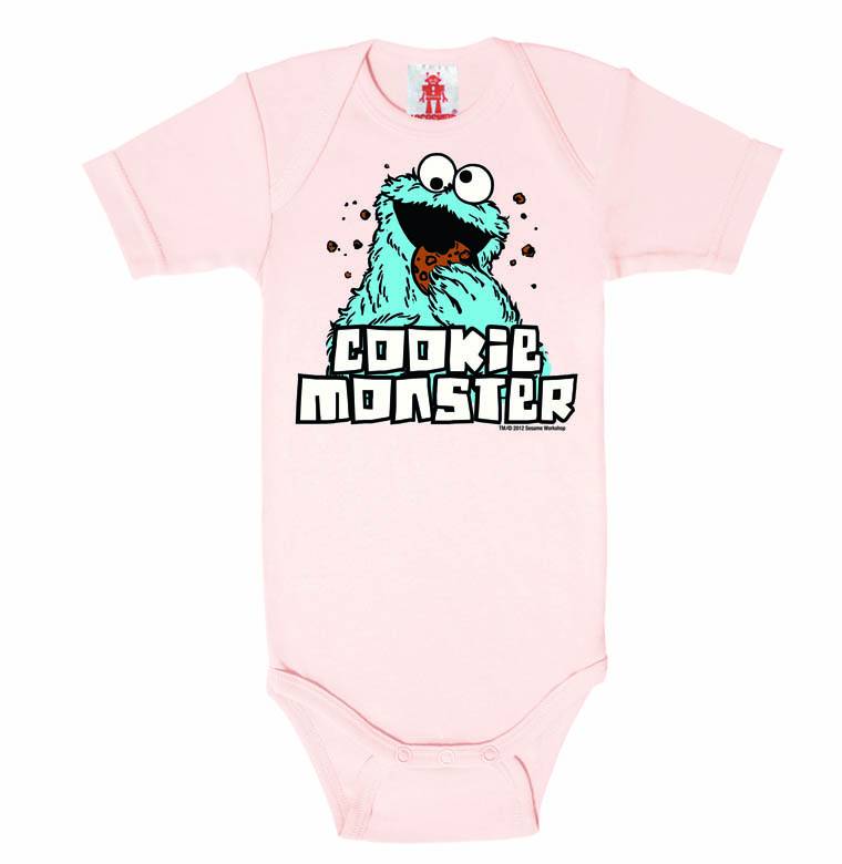 Logoshirt Sesamstrasse - Krümelmonster - Baby Body - Kurzarm