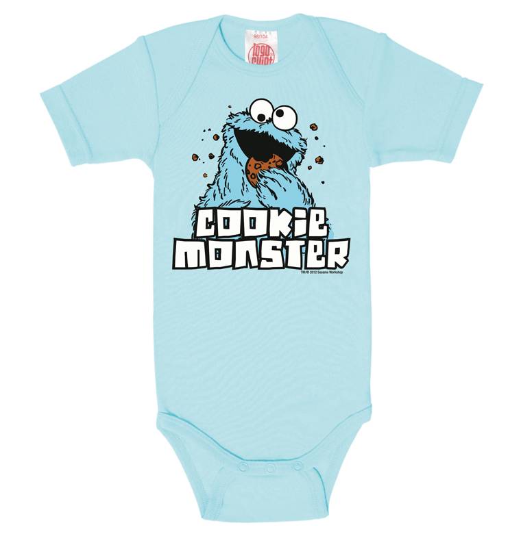 Logoshirt Sesamstrasse - Krümelmonster - Baby Body - Kurzarm