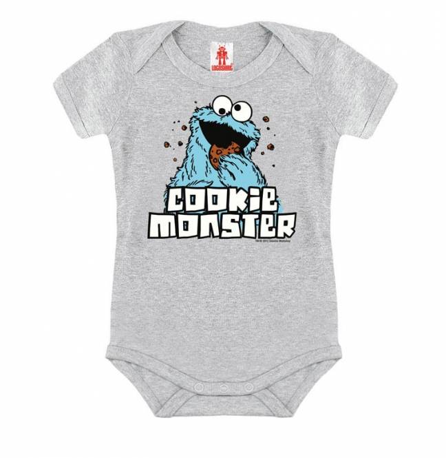 Logoshirt Sesamstraße - Krümelmonster - Baby Body - Strampler