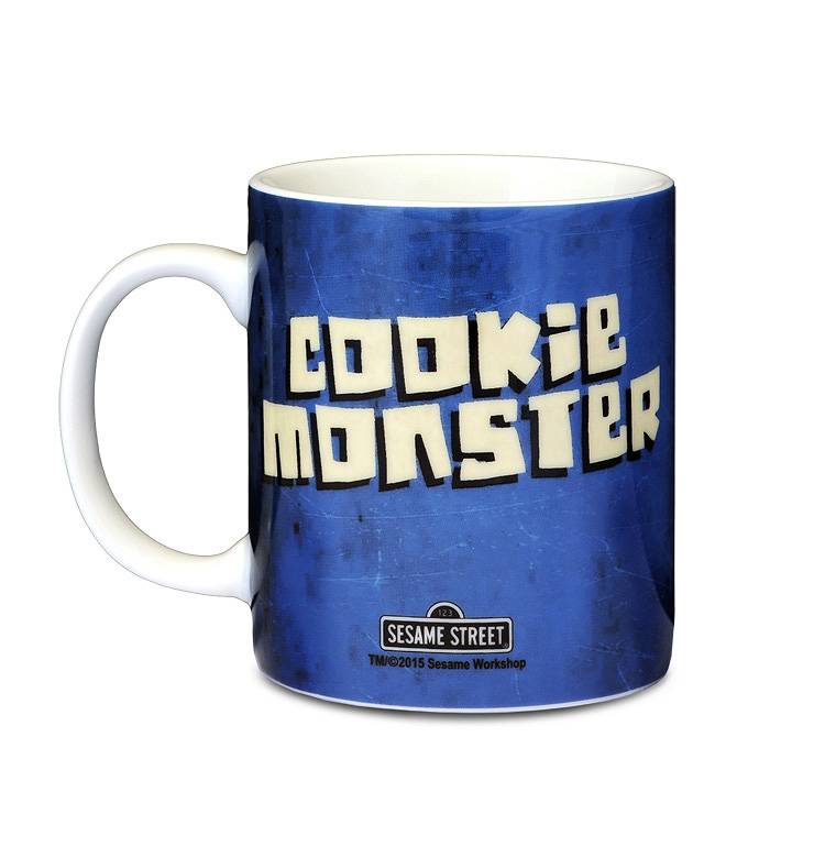 Logoshirt Sesamstrasse - Krümelmonster - Cookie Monster - Kaffeetasse
