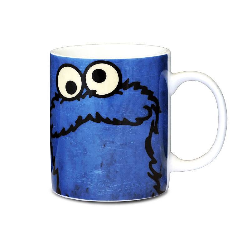 Logoshirt Sesamstrasse - Krümelmonster - Cookie Monster - Kaffeetasse