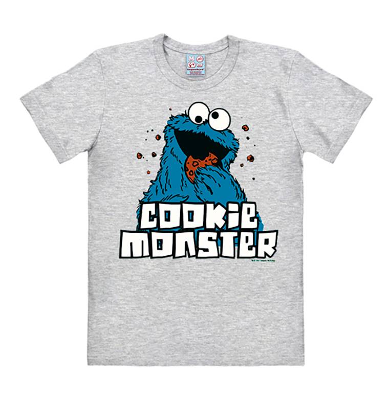 Logoshirt Sesamstrasse - Krümelmonster - Cookie Monster - T-Shirt Print - Damen