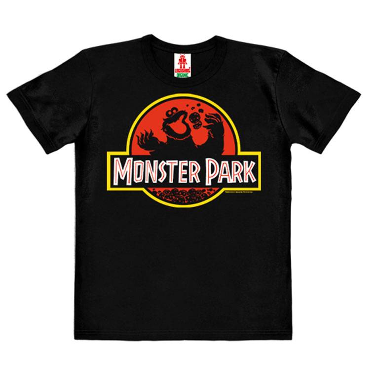 Logoshirt Sesamstrasse - Krümelmonster - Monster Park - Bio - T-Shirt Print - Kinder
