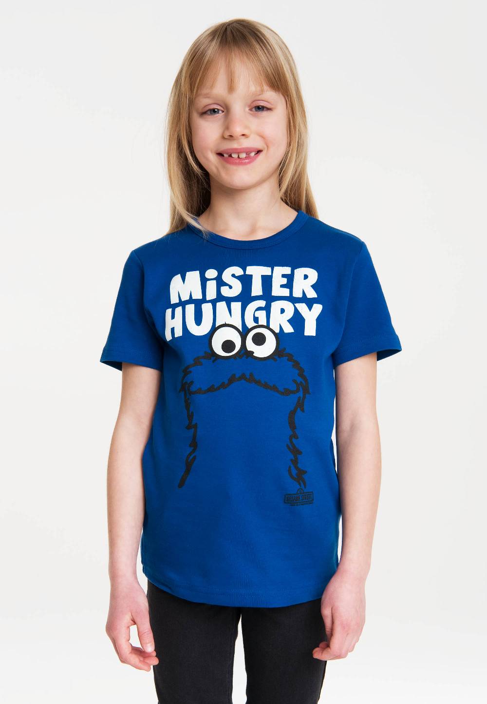 Logoshirt Sesamstrasse - Krümelmonster - Mr. Hungry - T-Shirt Print - Kinder