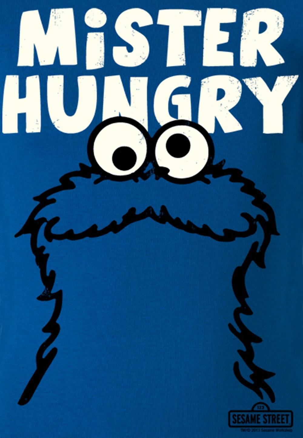 Logoshirt Sesamstrasse - Krümelmonster - Mr. Hungry - T-Shirt Print - Kinder
