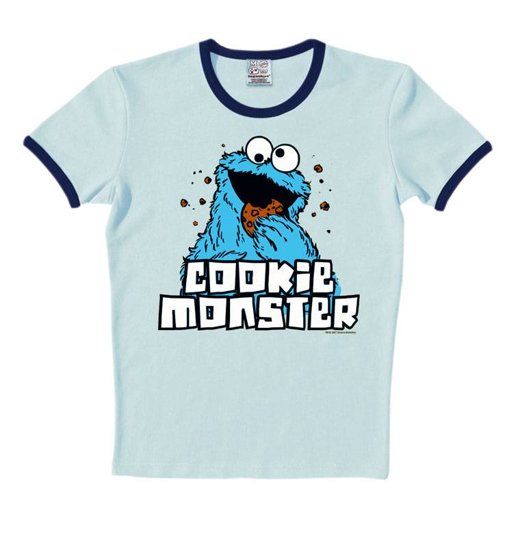Logoshirt Sesamstrasse - Krümelmonster - T-Shirt Print - Damen