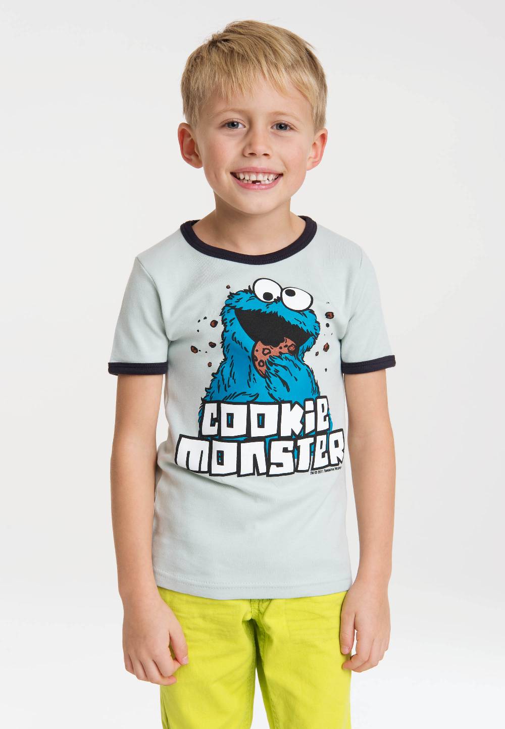 Logoshirt Sesamstrasse - Krümelmonster - T-Shirt Print - Kinder