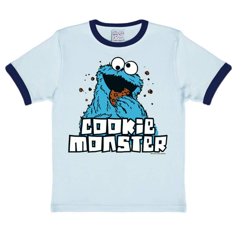 Logoshirt Sesamstrasse - Krümelmonster - T-Shirt Print - Kinder