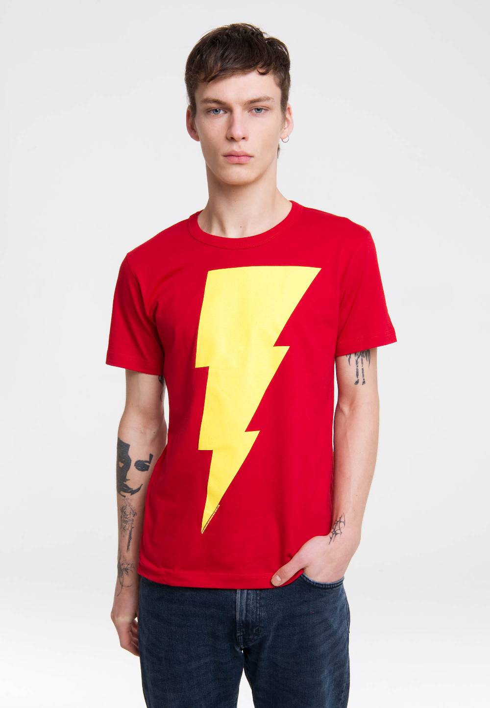 Logoshirt Shazam Logo - DC Comics - T-Shirt Print - Herren