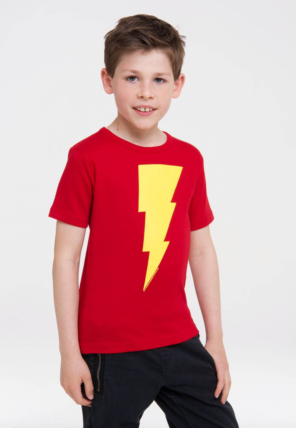 Logoshirt Shazam Logo - DC Comics - T-Shirt Print - Kinder