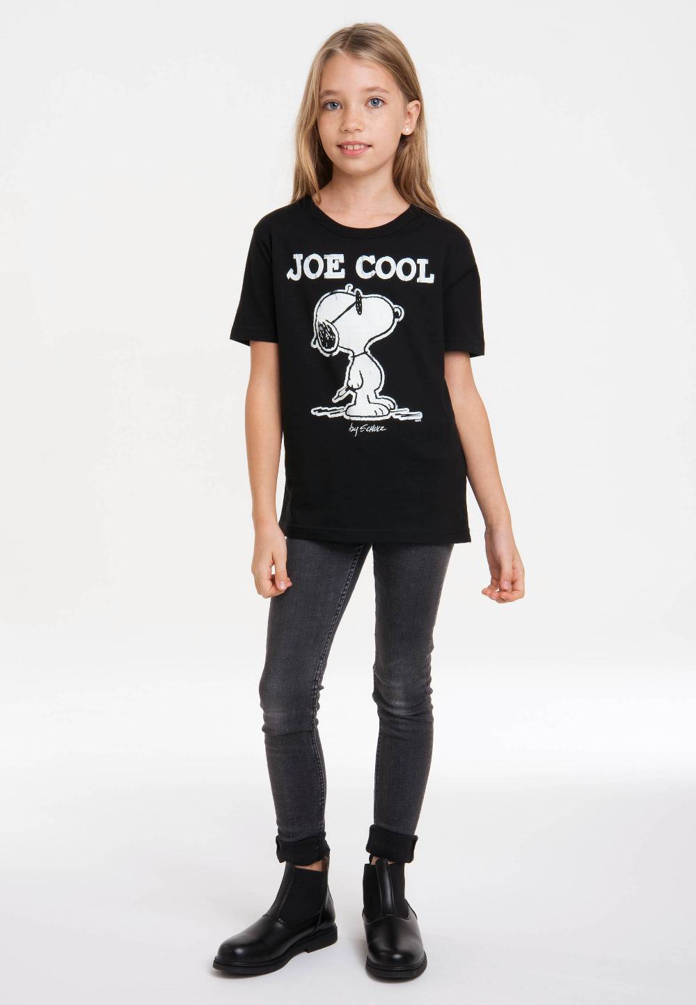 Logoshirt Snoopy - Joe Cool - Peanuts - Comic - Bio - T-Shirt Print - Kinder