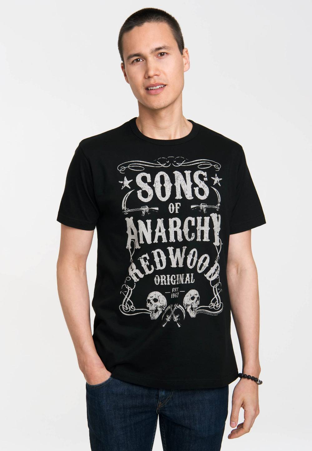 Logoshirt Sons Of Anarchy - Redwood Original - T-Shirt Print - Herren