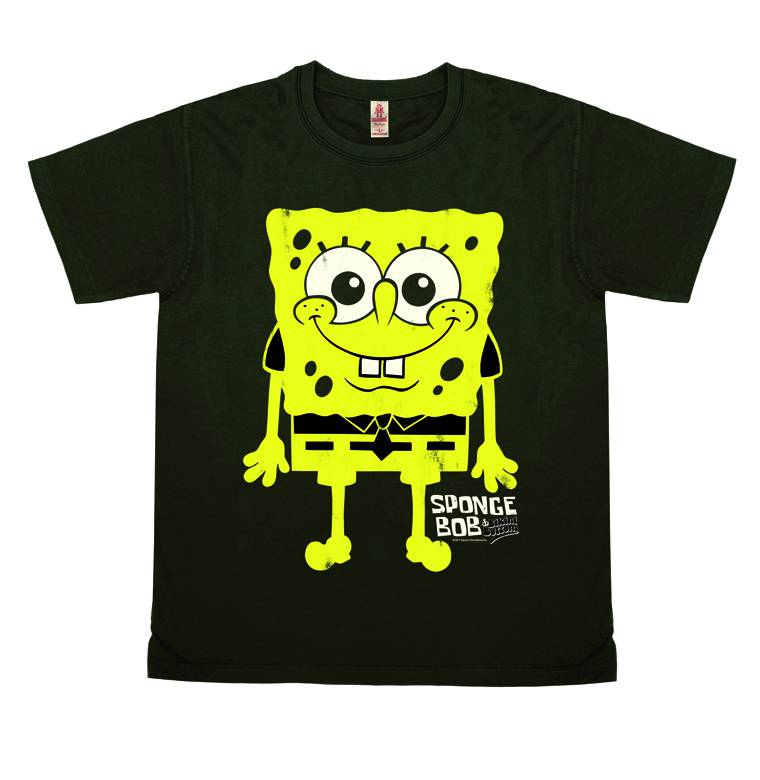 Logoshirt Spongebob - Ich Bin Bereit, Ich Bin Bereit - T-Shirt Vintage - Print - Herren