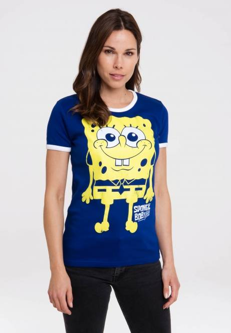 Logoshirt Spongebob - Ich Bin Bereit - T-Shirt Print - Damen