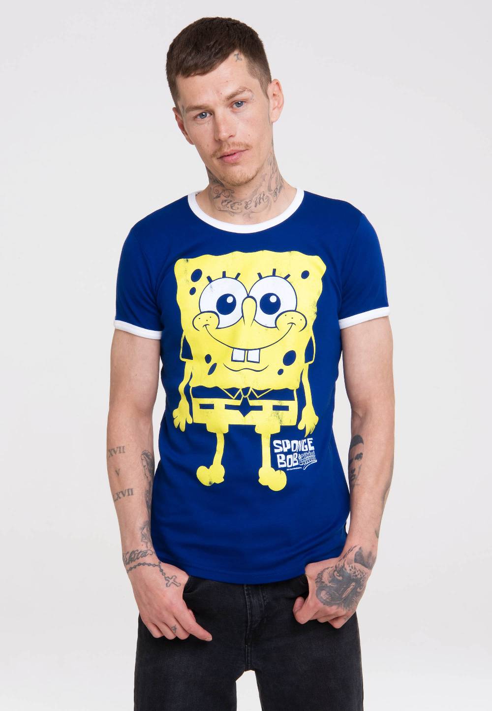Logoshirt Spongebob - Ich Bin Bereit - T-Shirt Print - Herren
