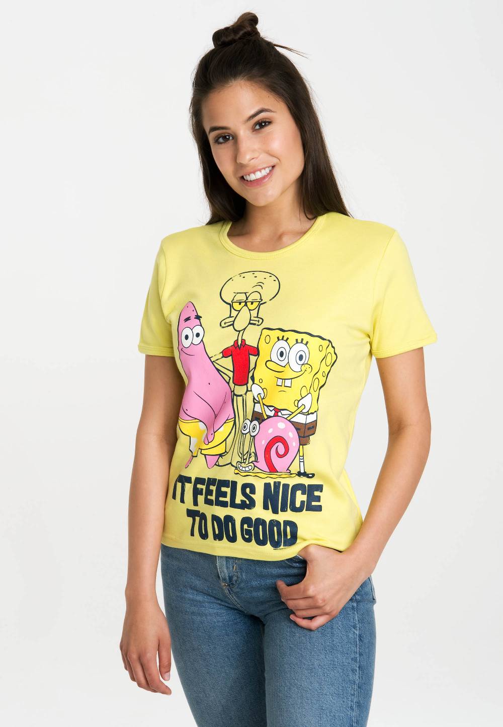 Logoshirt Spongebob - It Feels Nice - T-Shirt Print - Damen