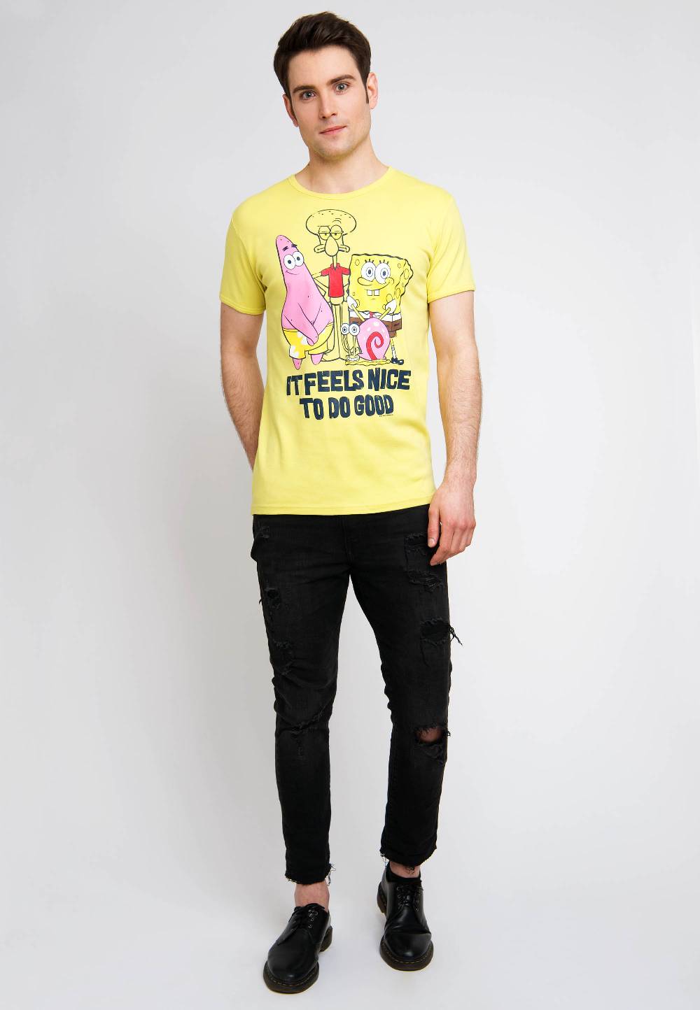 Logoshirt Spongebob - It Feels Nice - T-Shirt Print - Herren