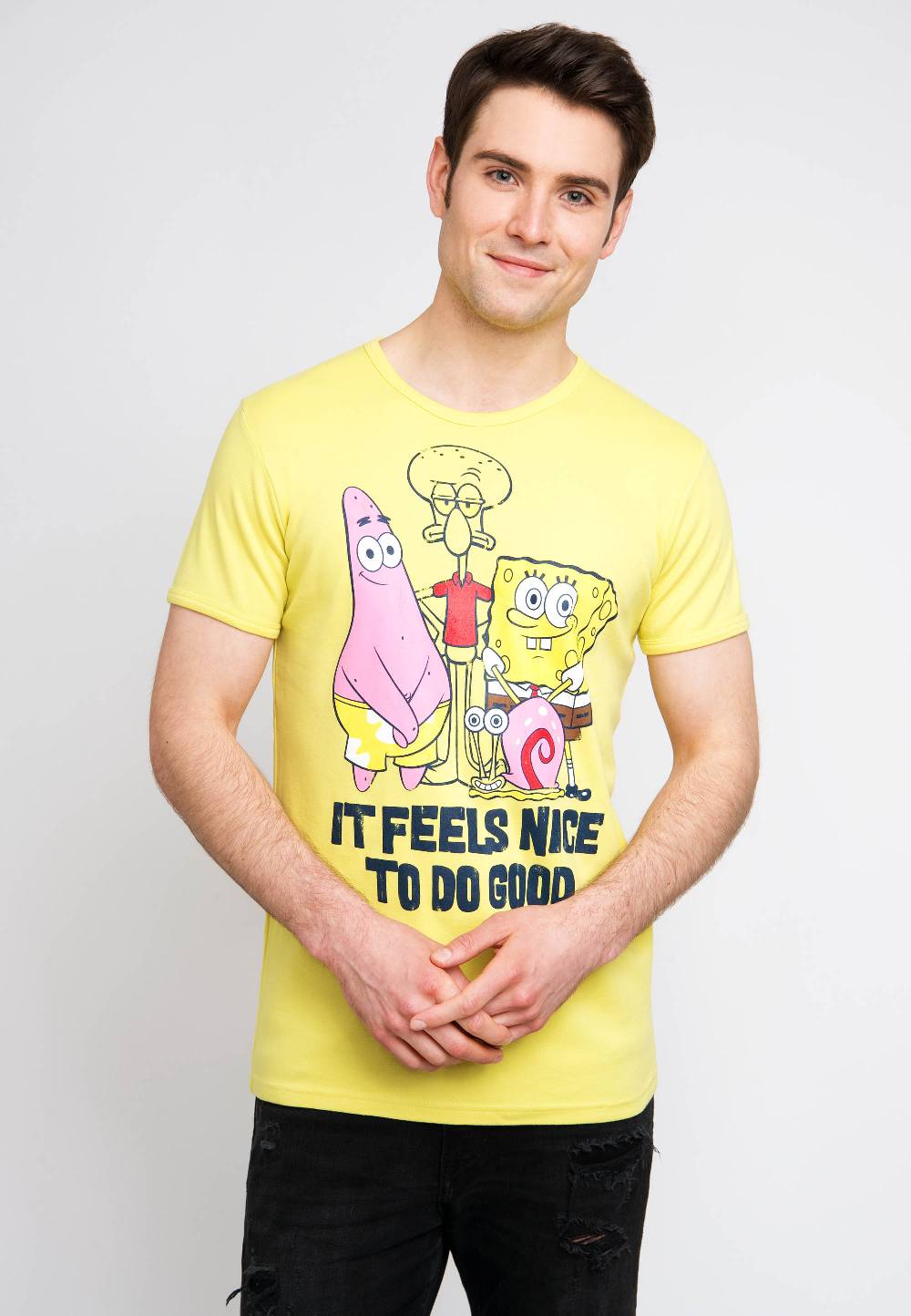 Logoshirt Spongebob - It Feels Nice - T-Shirt Print - Herren