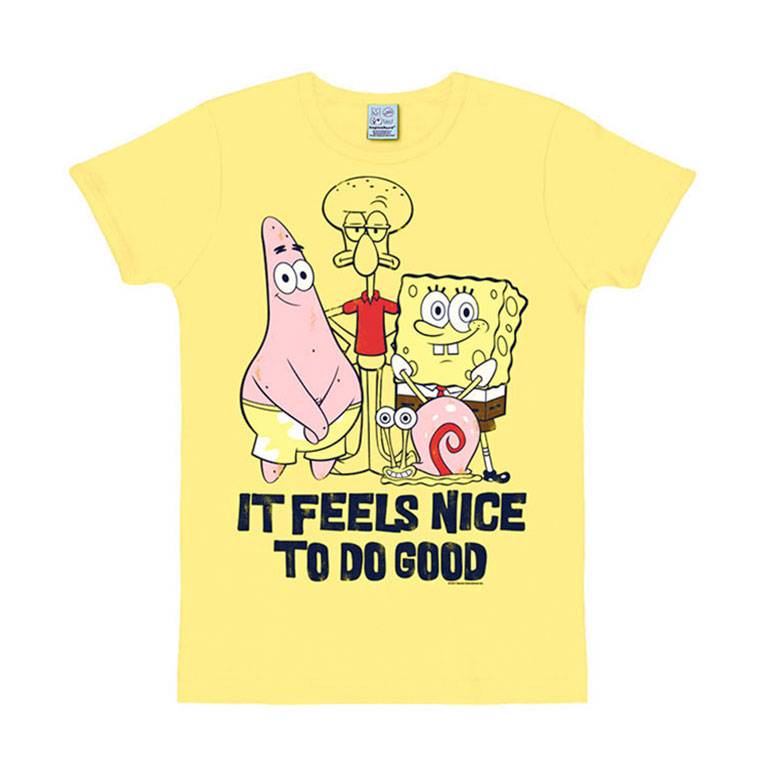 Logoshirt Spongebob - It Feels Nice - T-Shirt Print - Herren