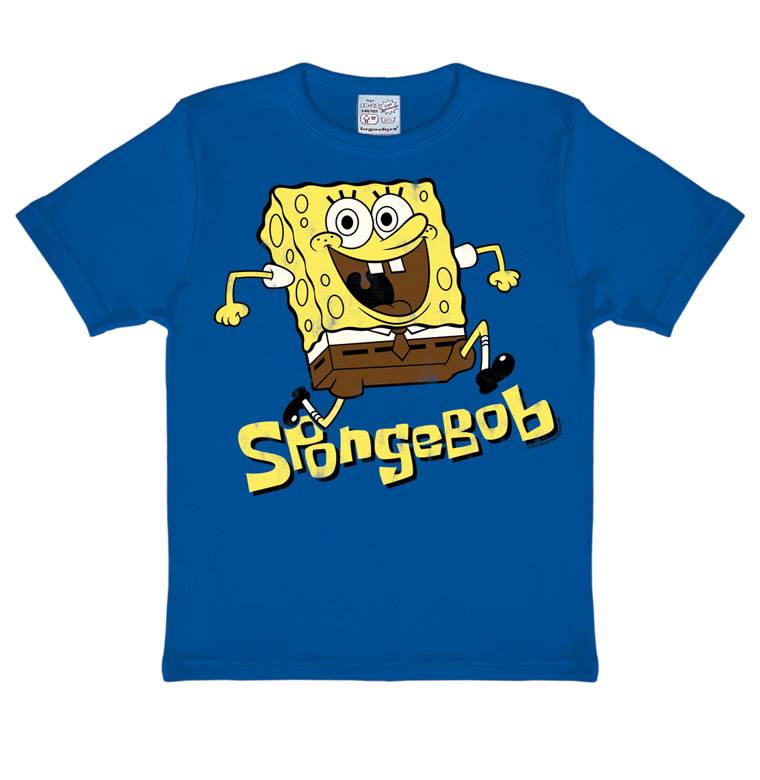 Logoshirt SpongeBob Schwammkopf - Jumping - T-Shirt Print - Kinder
