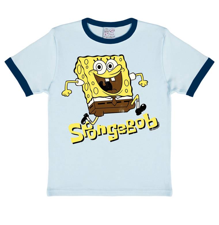 Logoshirt SpongeBob Schwammkopf - Jumping - T-Shirt Print - Kinder