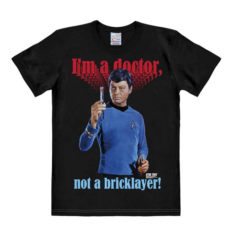 Logoshirt Star Trek - Dr. McCoy - I'm A Doctor Not A Bricklayer - T-Shirt Print - Damen