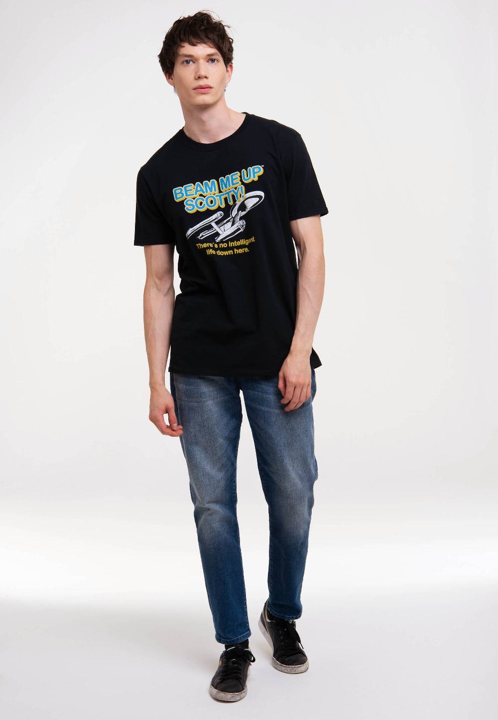 Logoshirt Star Trek - Scotty - Beam Me Up - Hybris - T-Shirt Print