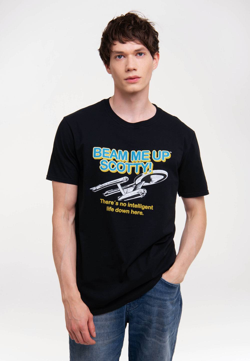 Logoshirt Star Trek - Scotty - Beam Me Up - Hybris - T-Shirt Print