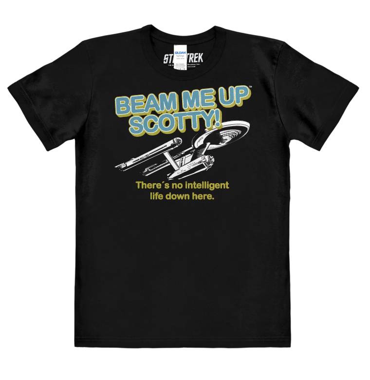 Logoshirt Star Trek - Scotty - Beam Me Up - Hybris - T-Shirt Print