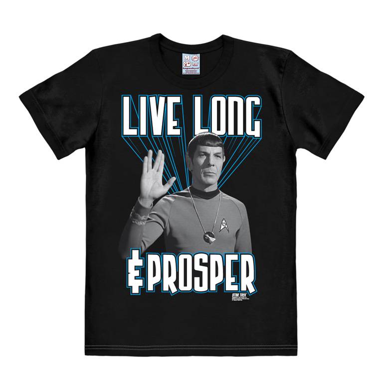 Logoshirt Star Trek - Spock - Live Long And Prosper - T-Shirt Print - Damen