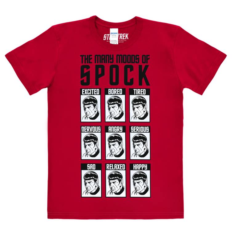 Logoshirt Star Trek - Spock Moods - Hybris - T-Shirt Print