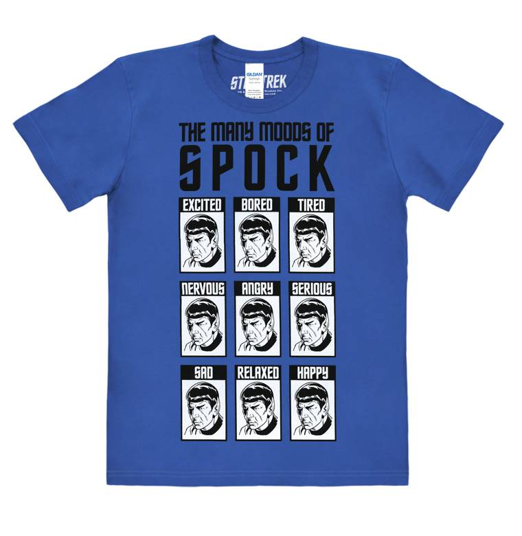 Logoshirt Star Trek - Spock Moods - Hybris - T-Shirt Print