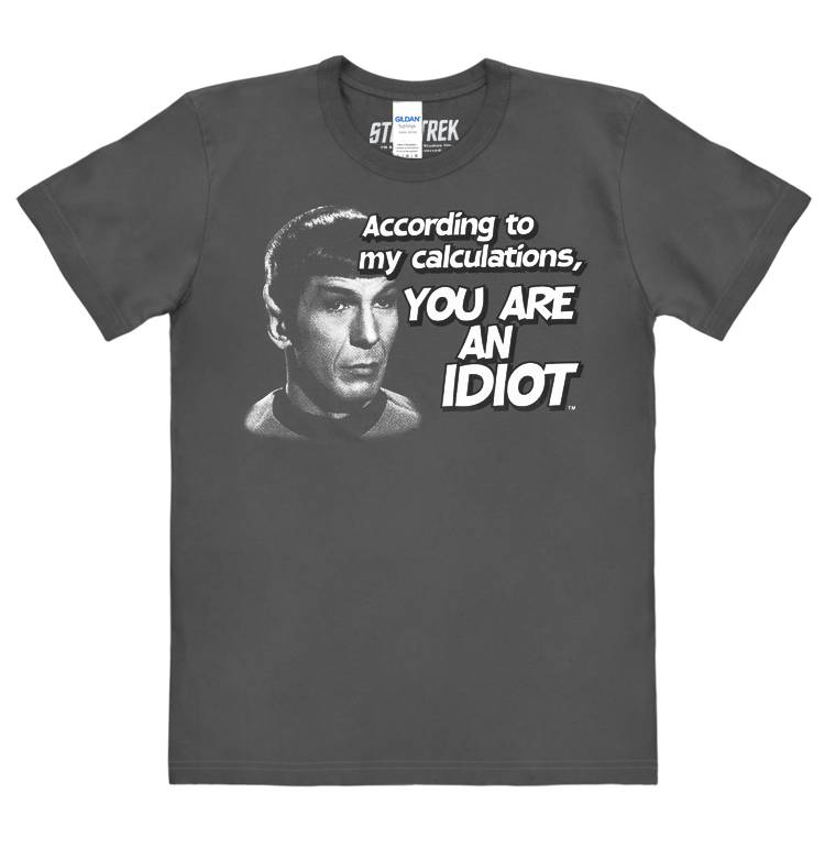 Logoshirt Star Trek - Spock - You Are An Idiot - Hybris - T-Shirt Print
