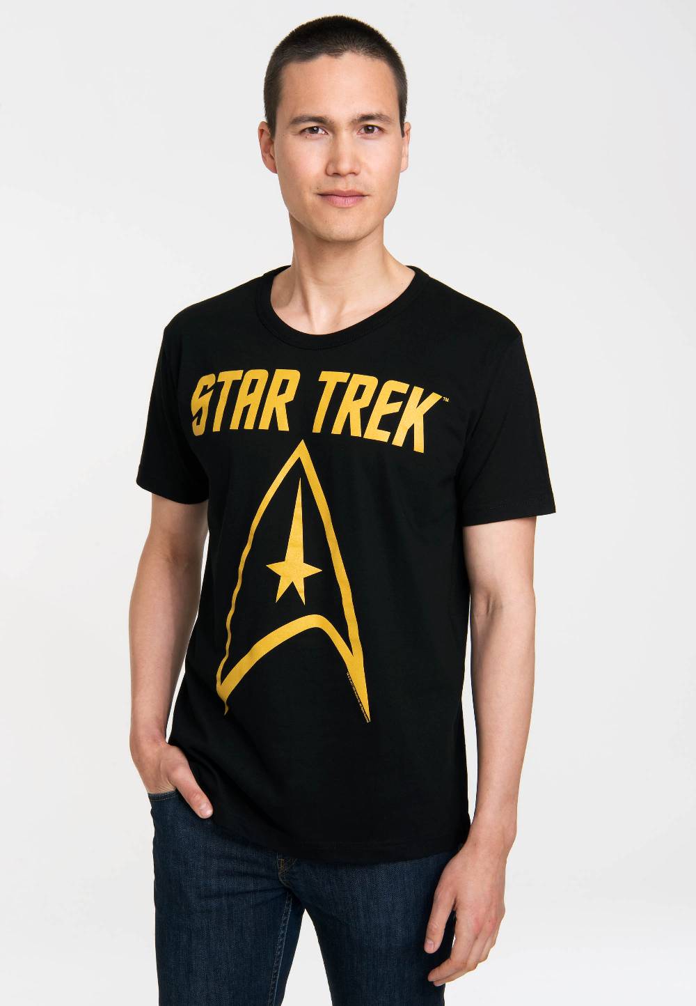 Logoshirt Star Trek - USS Enterprise - Logo - T-Shirt Print - Herren
