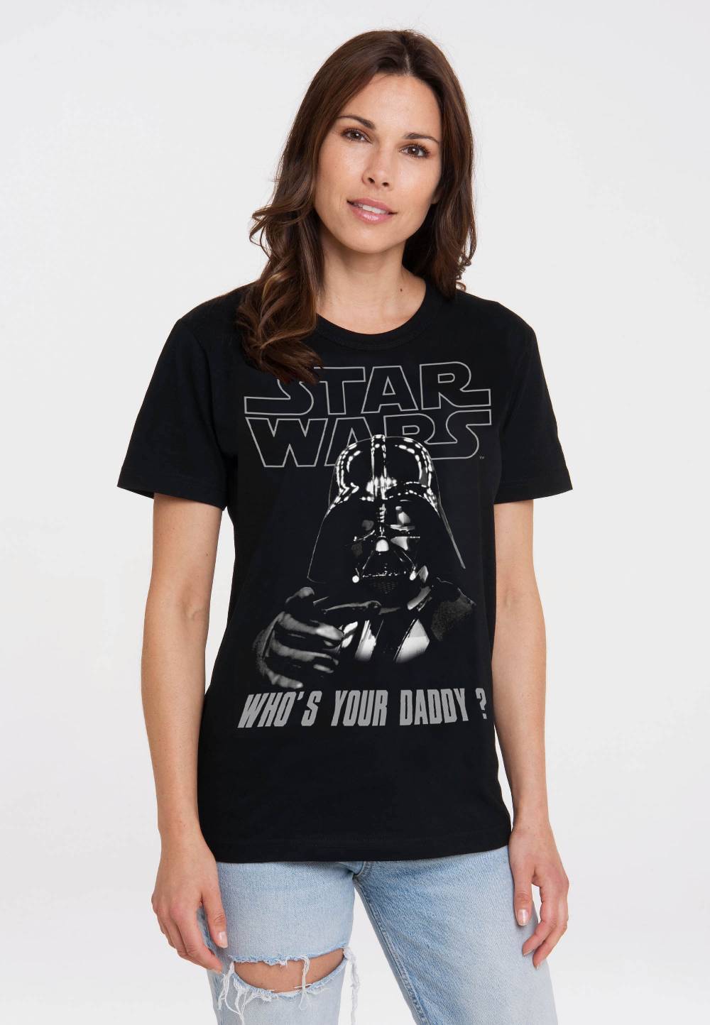Logoshirt Star Wars - Darth Vader - Who´s Your Daddy? - T-Shirt Print - Damen