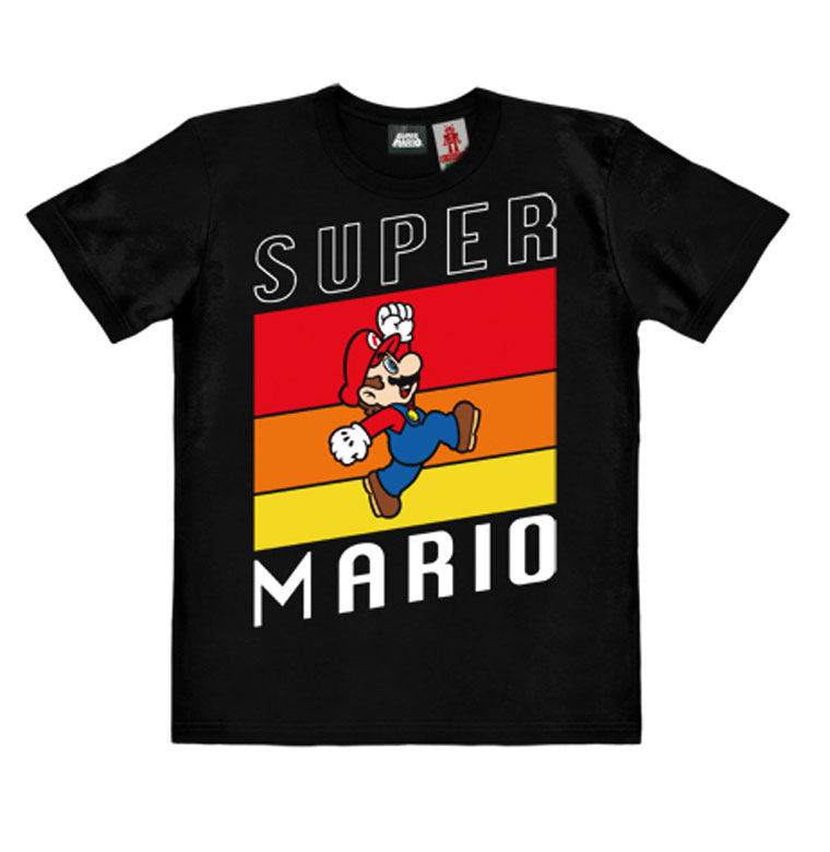 Logoshirt Super Mario - Sprung - Organic - T-Shirt Print - Kinder