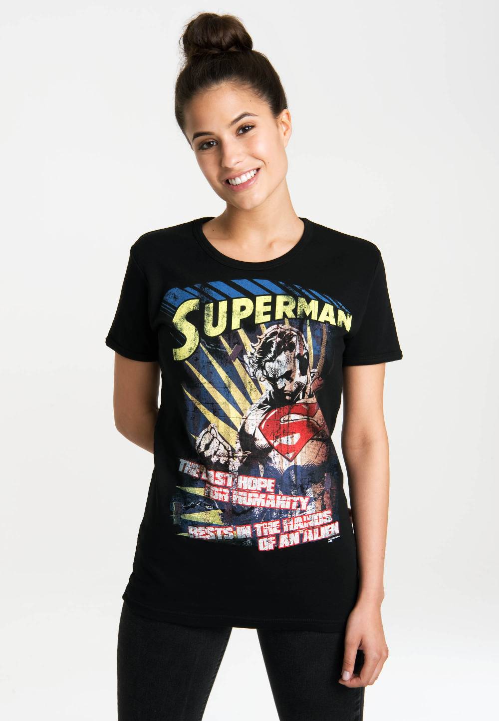 Logoshirt Superman - Letzte Hoffnung - DC Comics - T-Shirt Print - Damen